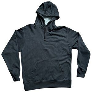 Champion Black Long Sleeve Pullover Black Hoodie Sweatshirt Size Large